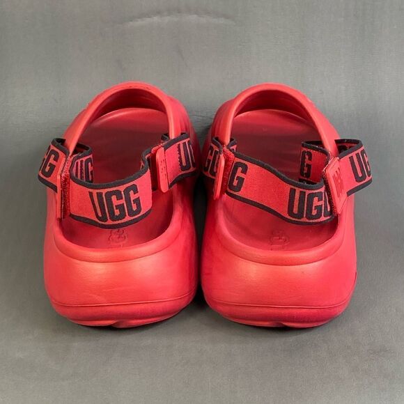 UGG Sport Men’s Yeah Slide Samba Red sandals size 11 - Picture 4 of 8